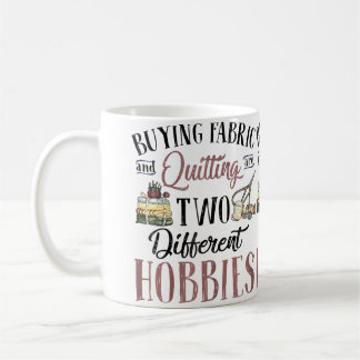 Lustiges Damen-Design für Quilten im Vintage-Stil  Kaffeetasse
