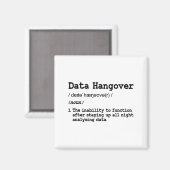 Lustiges Datenanalytiker-Wissenschaftler-Daten-Kat Magnet (Vorderseite/Rückseite)