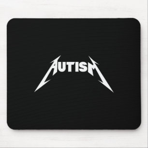 Lustiges Design Autismus Skelett Meme Metal Rock f Mousepad