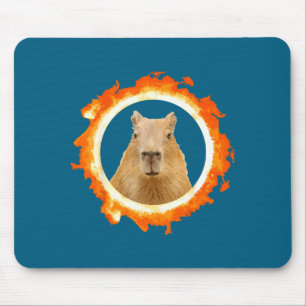 Lustiges Design Capybara Finsternis Meme Solar Tie Mousepad