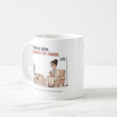 Lustiges Design für Frenchie-Mütter, Therapeutin w Kaffeetasse (Vorderseite Links)