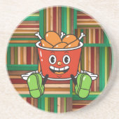 lustiges Design Getränkeuntersetzer (Vorne)