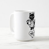 Lustiges Design Kaffeetasse (Vorderseite Links)