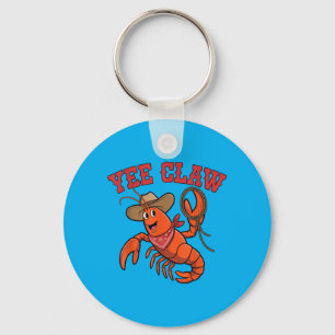 Lustiges Design mit Yee Claw Cowboy Hummer für Mee Schlüsselanhänger