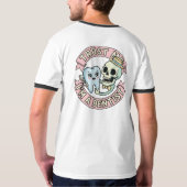 lustiges Design  T-Shirt (Rückseite)