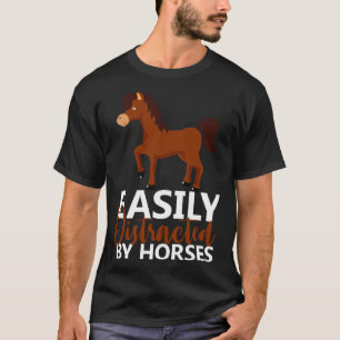 Lustiges Design von Bauernhöfen-Pferden, die leich T-Shirt