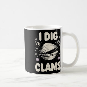 Lustiges Design zum Muschelausgraben für Männer Fr Kaffeetasse