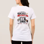 Lustiges Designer-Design | Grafikdesigner Kaffee Tri-Blend Shirt (Rückseite)