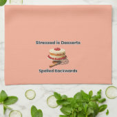 Lustiges Dessert-Küchenhandtuch Geschirrtuch (Gefaltet)