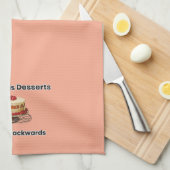 Lustiges Dessert-Küchenhandtuch Geschirrtuch (Viertel Falte)