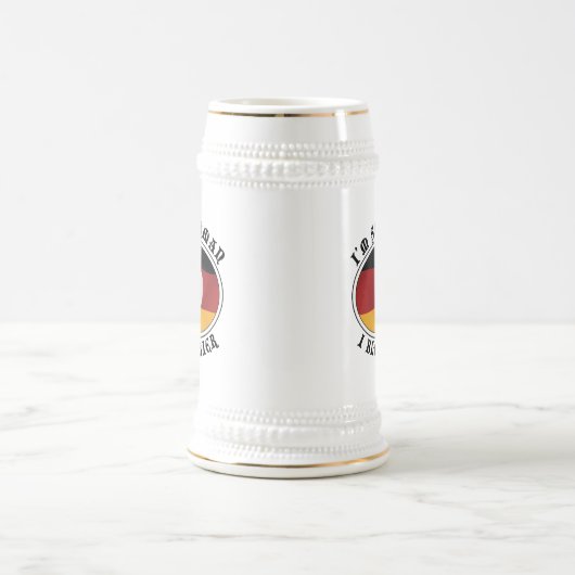 Lustiges deutsches Geschenk Bierglas (Mittel)