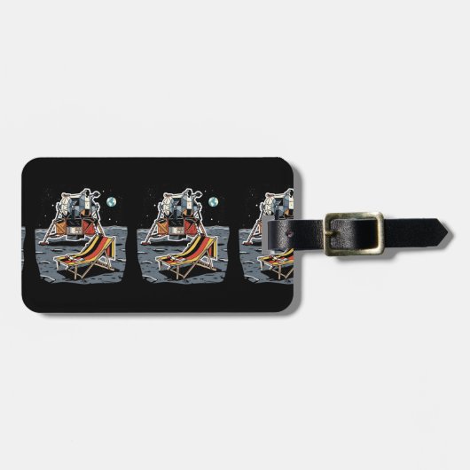 Lustiges deutsches Handtuch  Gepäckanhänger (Vorderseite horizontal)