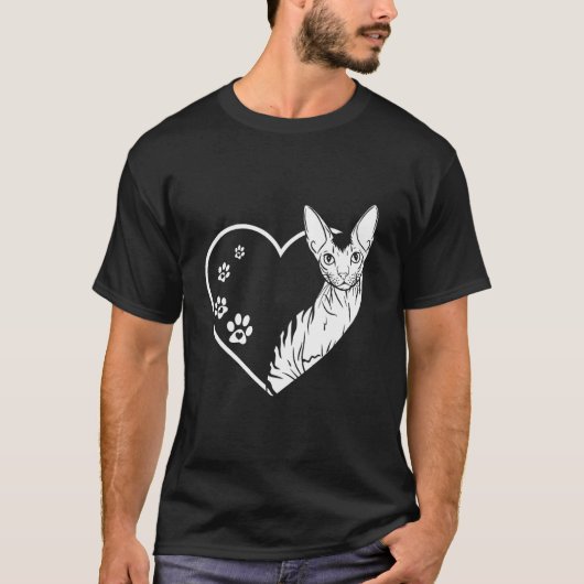 Lustiges Devon-Rex-Pixie-Katzendesign für Katzenli T-Shirt (Vorderseite)