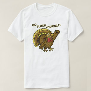 Lustiges die Erntedank-Türkei-Wortspiel T-Shirt
