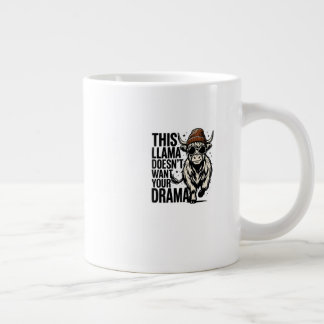 Lustiges "Dieses Lama will dein Drama nicht" T-Shi Jumbo-Tasse