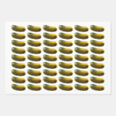 Lustiges Dillgurkenmuster – Eigenwilliges Design f Geschenkpapier Set (Vorderseite 3)