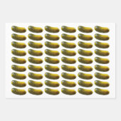 Lustiges Dillgurkenmuster – Eigenwilliges Design f Geschenkpapier Set (Vorderseite)