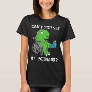 Lustiges Dino-Erholungsgeschenk für gebrochenes Be T-Shirt