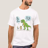 Lustiges Dinosaurier-Jurawortspiel-humorvolles T-Shirt (Vorderseite)