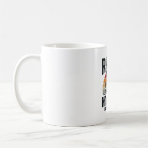 Lustiges Dinosaurier-Vater RAWR Vintage-Shirt-Desi Kaffeetasse