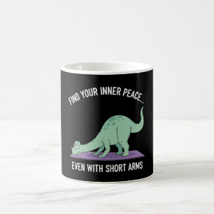 Lustiges Dinosaurier-Yoga: Finde deinen inneren Fr Kaffeetasse