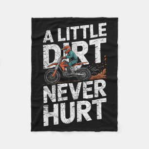 Lustiges Dirt Bike T-Shirt für Jungen Männer Motor Fleecedecke