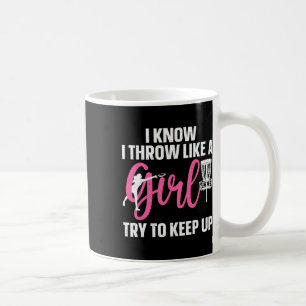 Lustiges Disc-Golf-Design für Mädchen Frauen Disc Kaffeetasse