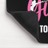 Lustiges Disc-Golf-Design für Mädchen Frauen Disc Mousepad (Ecke)