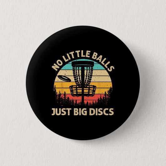 Lustiges Disc-Golf-Design für Männer Frauen Disc-G Button (Vorderseite)