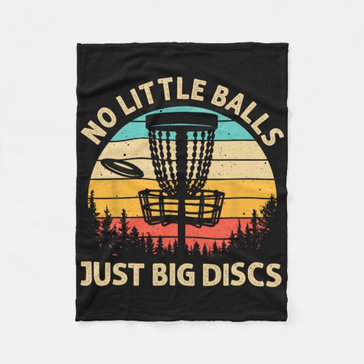 Lustiges Disc-Golf-Design für Männer Frauen Disc-G Fleecedecke (Vorderseite)