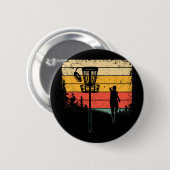 Lustiges Disc-Golf-Design für Männer Frauen Kinder Button (Vorne & Hinten)