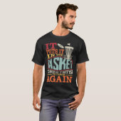 Lustiges Disc Golf Es Legt Es In Den Sket Oder Son T-Shirt (Vorne ganz)