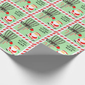 Lustiges Disc-Golf-Geschenk Geschenkpapier (Ecke)