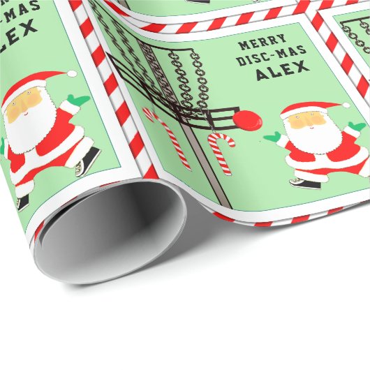 Lustiges Disc-Golf-Geschenk Geschenkpapier (Rolleneckpunkt)