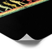 Lustiges Disc-Golf-Geschenk Poster (Ecke)