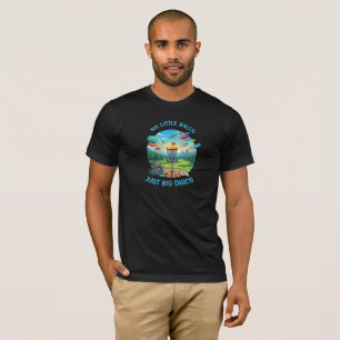 Lustiges Disc-Golf Retro-Abzeichen Vintage-Illustr T-Shirt