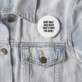 Lustiges Disc-Golf-Shirt Männer Frau Ich Disc Golf Button (Beispiel)