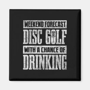 Lustiges Disc-Golf-Shirt Männer Vintage Disc-Golfi Magnet