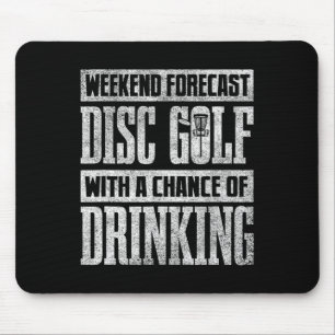 Lustiges Disc-Golf-Shirt Männer Vintage Disc Golfi Mousepad