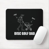 Lustiges Disc-Golf-Vater-Stroller-Ckpack-Kind-T-Sh Mousepad (Mit Mouse)