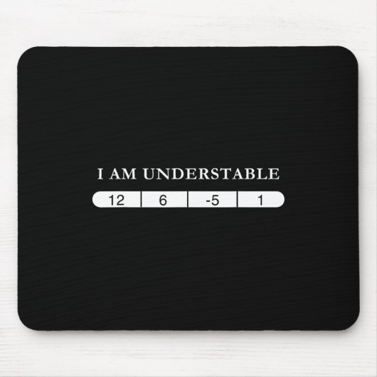 Lustiges Disc-Golf-Zitat Disc-Golf-Design Understa Mousepad (Vorne)