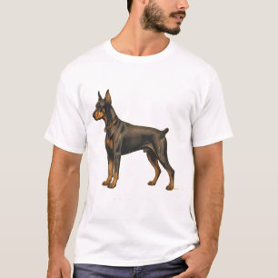 Lustiges Dobermann-Hundeschüssel-T-Shirt T-Shirt