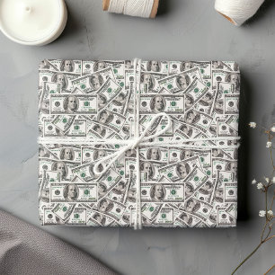 Lustiges Dollarmuster-Geburtstagsgeschenkpapier  Geschenkpapier