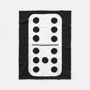 Lustiges Domino-Meme Sechs Sieben Spiel Strategie Fleecedecke