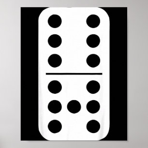 Lustiges Domino-Meme-Sechs-Sieben-Spiel-Strategie- Poster