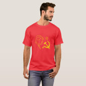 Lustiges Donald- Trumpprofil-Hammer und Sichel T-Shirt (Vorne ganz)