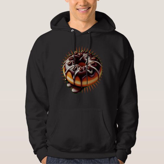lustiges Donuts Design für Liebhaber Hoodie (Vorderseite)