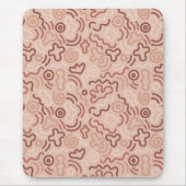 Lustiges Doodle-Muster Mousepad (Vorne)