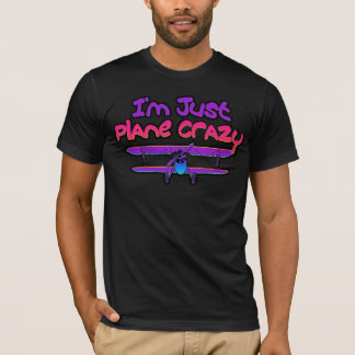 Lustiges Doppeldecker-Flugzeug T-Shirt