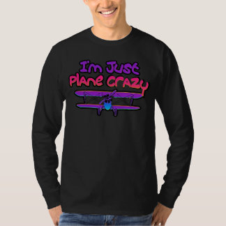 Lustiges Doppeldecker-Flugzeug T-Shirt